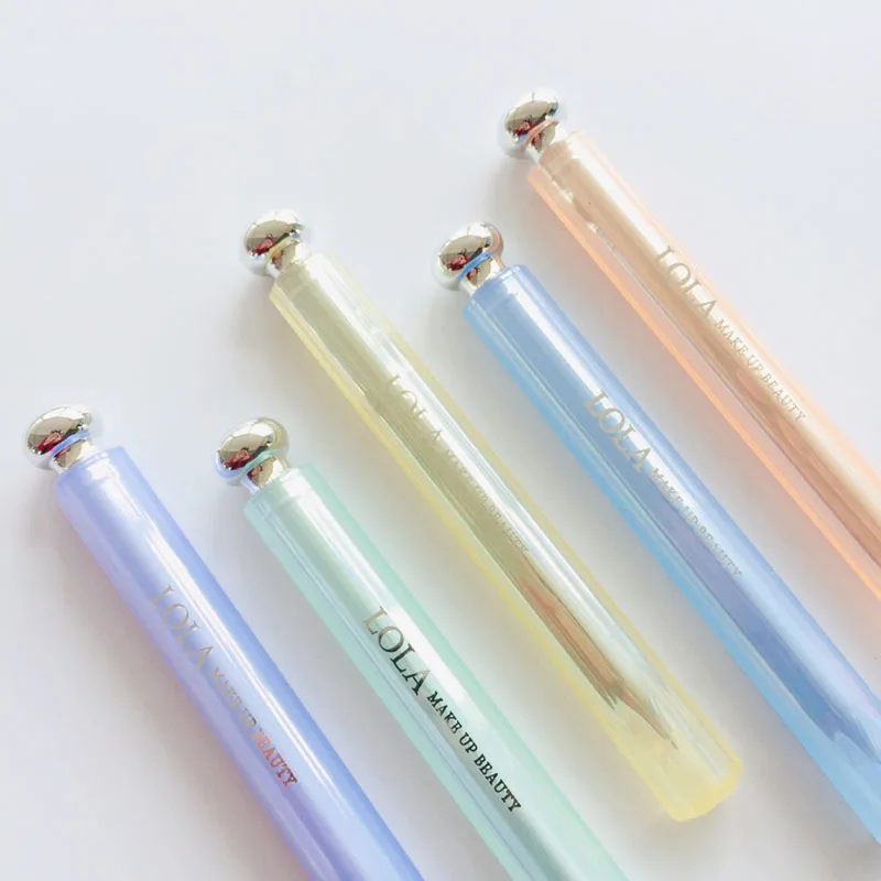 

1PC Fashion Acrylic Lipstick Design Gel Pen Rollerball Pen School Office Supply Student Stationery Black Ink 0.38mm