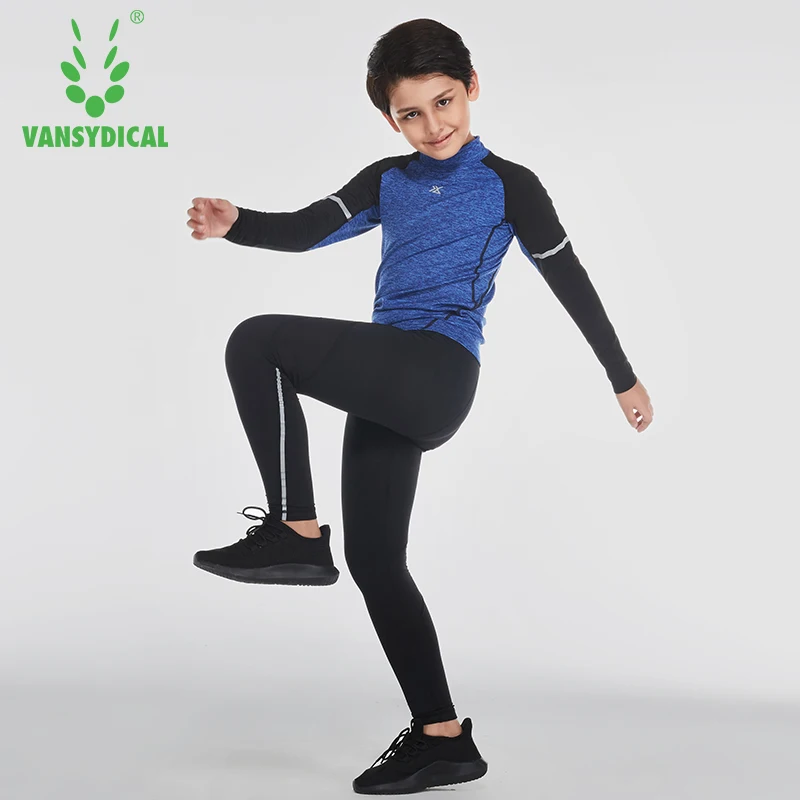 VANSYDICAL детские спортивные колготки костюм быстросохнущая эластичная одежда для