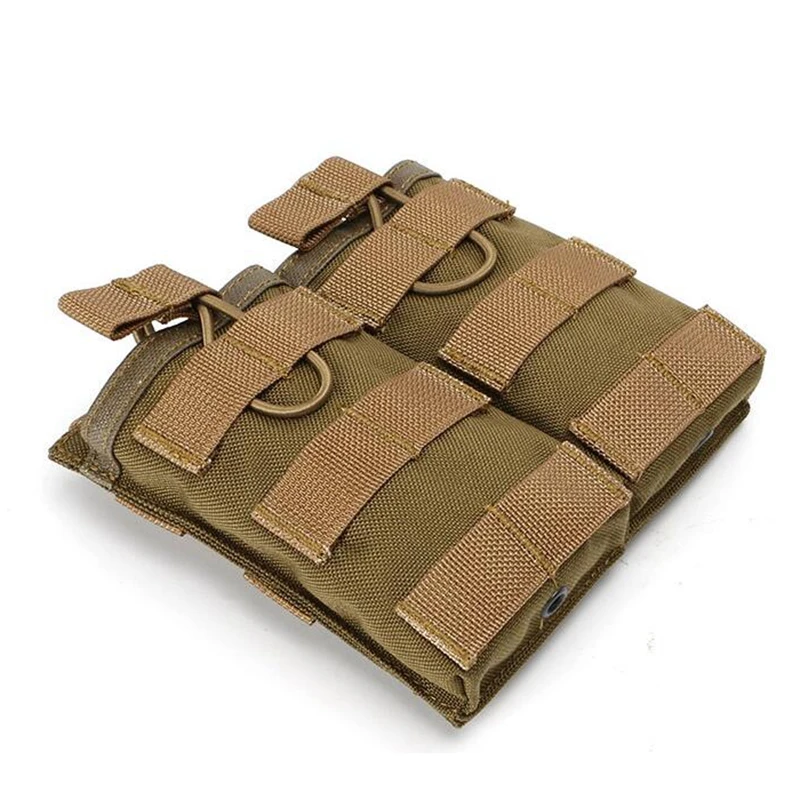 Тактический 1000D нейлон подсумок на открытом воздухе Airsoft Военная Двойной Топ M4 подсумок