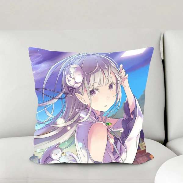 Окт. Подарок Новинка Стильный домашний текстиль Re:ZERO Аниме Эмилия 2WT 2way