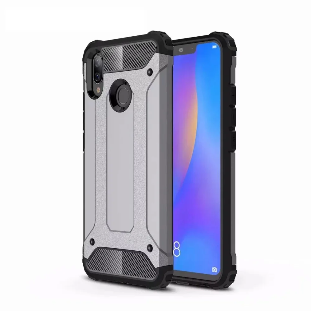 Ironman Hybrid Case For Huawei Nova 3i/P smart+ Honor Note 10 Xiaomi Pocophone F1 Durable Hard PC+TPU Layer Armor 100PCS | Мобильные