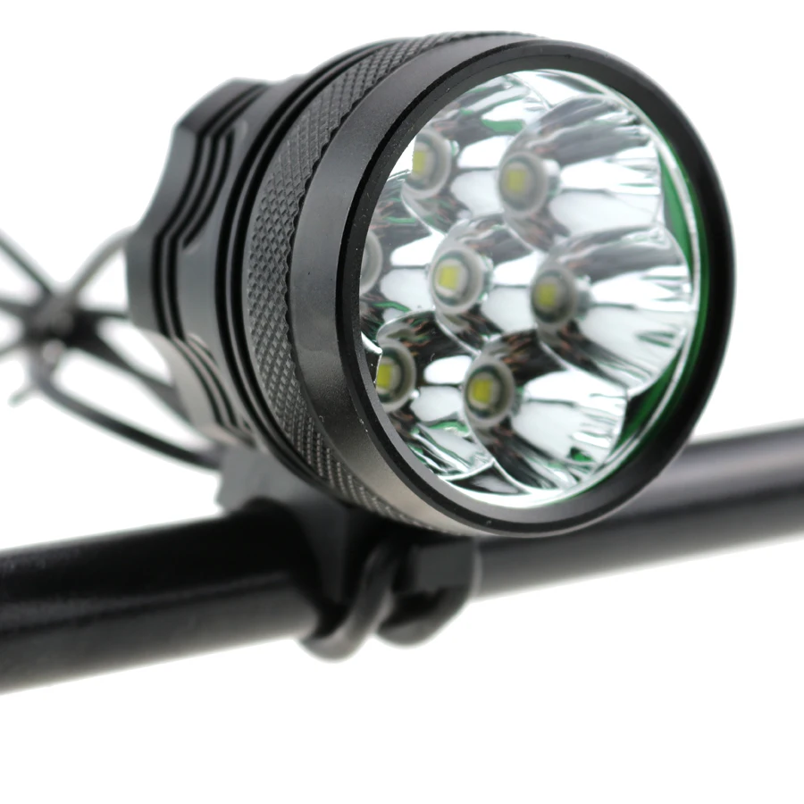 9000 люмен 7T6 велосипед вспышки светильник фары 7xcree XML-T6 светодиодный велосипедный Светильник Велоспорт Шлем лампа+ 8,4 V 18650 Батарея упаковке с открытыми порами+ Зарядное устройство
