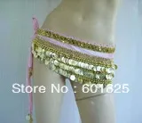 Платок для танца живота 338 монет золотистого/серебристого цвета|belt scarf|belt cp v2