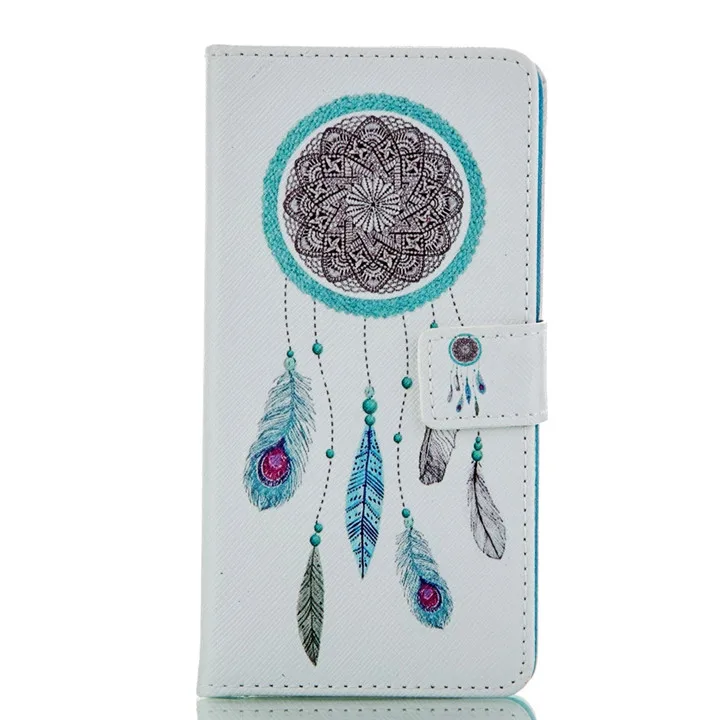 Wind Chimes Чехол для huawei P8 Lite, чехол с Откидывающейся Крышкой из искусственной кожи, чехол-кошелек для телефона P8Lite P8 Mini, цветочный противоударный чехол-подставка P23Z - Цвет: Wind Chimes