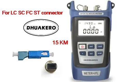 Оптоволоконный измеритель мощности AB23D все в одном FTTH 70 + 10 дБм 15 км Визуальный