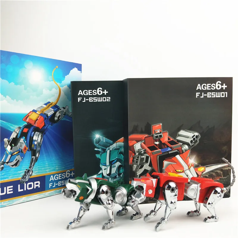 Супер Сплав Лев Voltron Soul Beast King GoLion Металл Трансформация Робот фигурка игрушка Рождественский подарок для детей