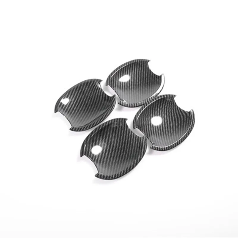 For Bowl Наружная ручка двери автомобиля из углеродного волокна, Накладка для Ford Kuga 2013, аксессуары для стайлинга - Цвет: For Bowl