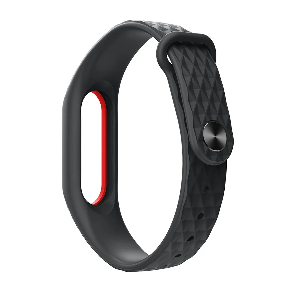 Цветной ремешок для Xiaomi mi band 2 на запястье силиконовый браслет MiBand умный Браслет