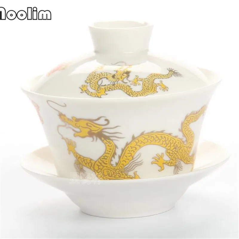 Керамическая ручная роспись Традиционный китайский Gaiwan офисный чайник