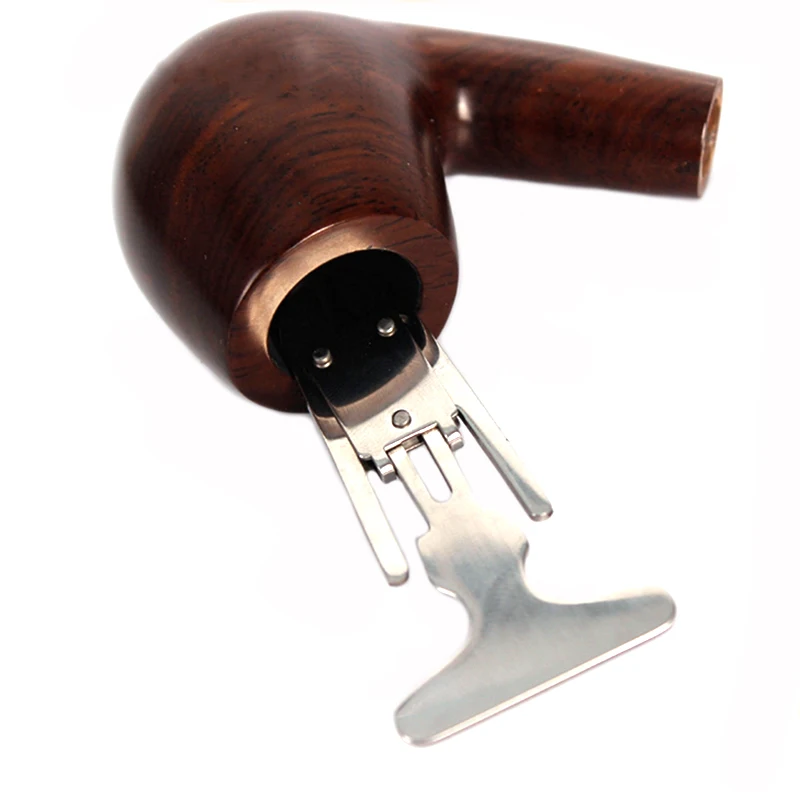 1 PCS Advanced Tobacco Pipe Pipes Repair Carbon Portable Simple Stainless Steel Smoke Accessories | Дом и сад