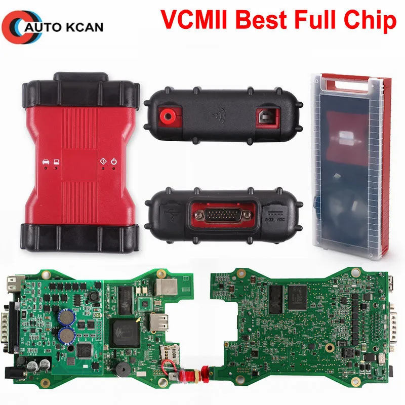 Авто инструменты VCM 2 многоязычный VCM2 IDS VCM2 полный чип OBD2 инструмент VCM ii автомобильный диагностический инструмент сканер DHL бесплатно