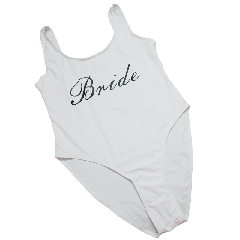 Купальник со слоганом невесты с буквенным принтом купальные костюмы сексуальный