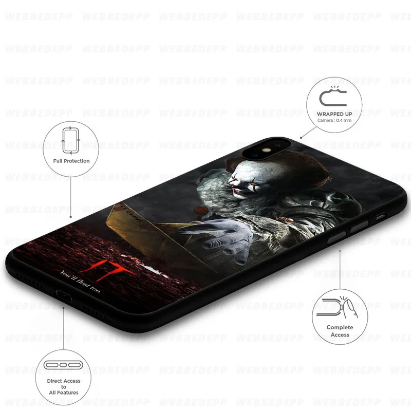 Мягкий чехол WEBBEDEPP Stephen King It для Huawei Mate Honor 20 6A 7A 7C 7X 8 9 9X 10 View Lite Pro 30 |