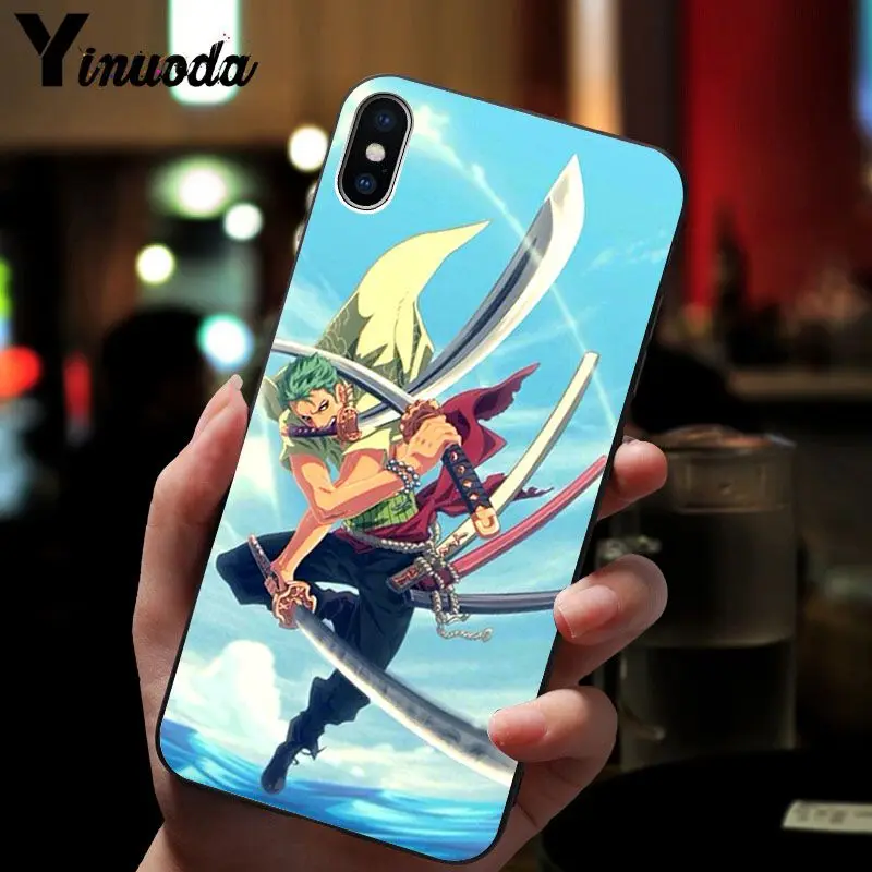 11pro MAX one piece Roronoa Zoro DIY Окрашенные красивые аксессуары для телефонов Чехол iPhone 8 7 6 6S