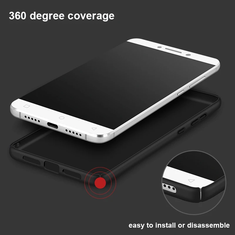 Fashion Coque for Letv LeEco Le Max 2 Case 360 Full Protection Matte Hard Plastic Back Cover Phone Cases For Max2 X820 |