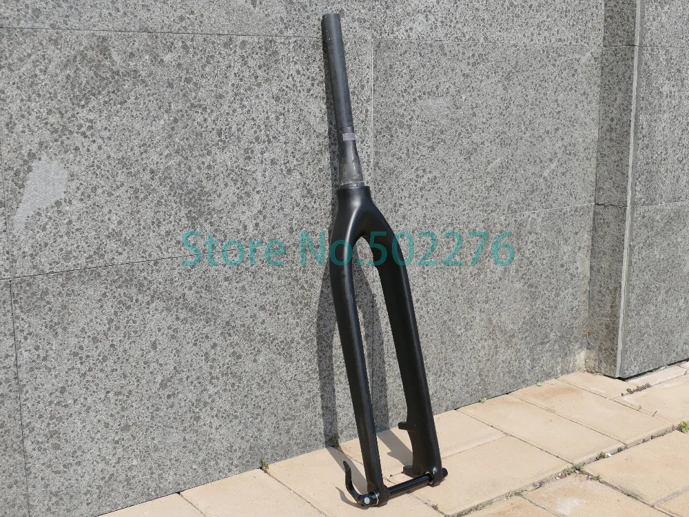 UD углеродный Матовая Глянцевая 29er горный велосипед MTB вилка 1 1/8 &quot 1/2&quot + 15 мм