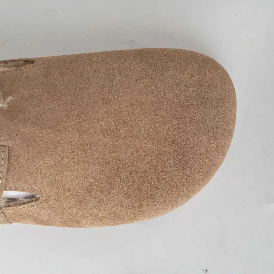 Careaymade-2023 Retro thickened flat round head of cattle nubuck genuine leather belt buckle shoes,Single/plus velvet,4 colors