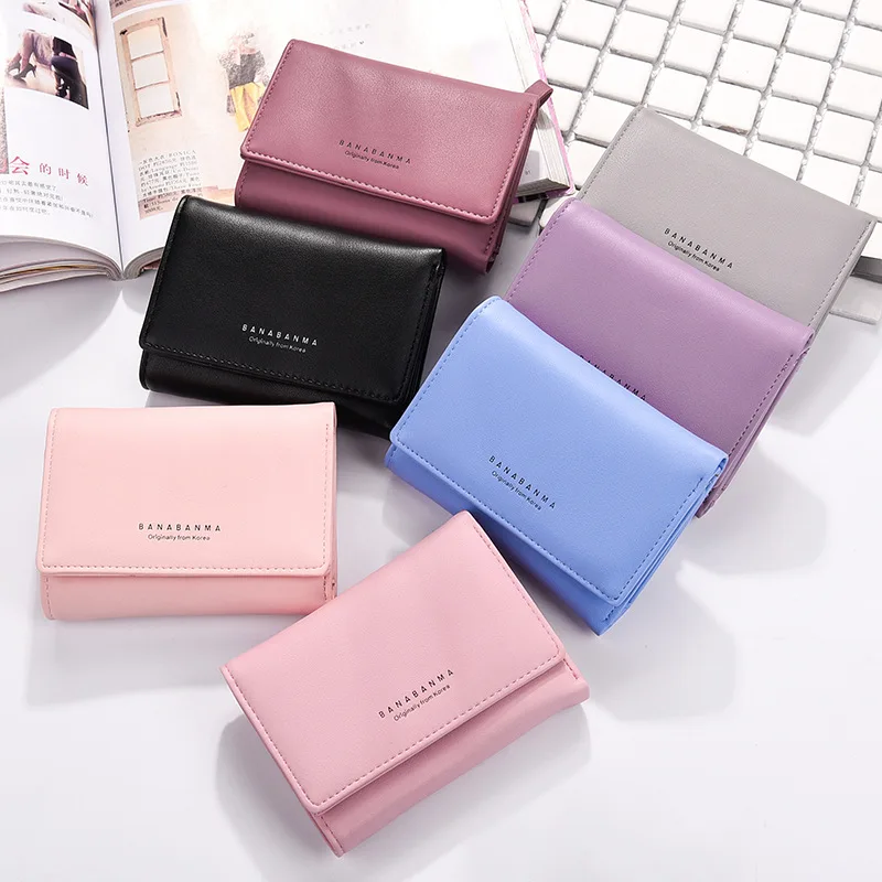 ssadassa New Women's Wallet Purse mini short 3 Fold Multi-functional casual money wallets coin pocket card holder K0082 | Багаж и