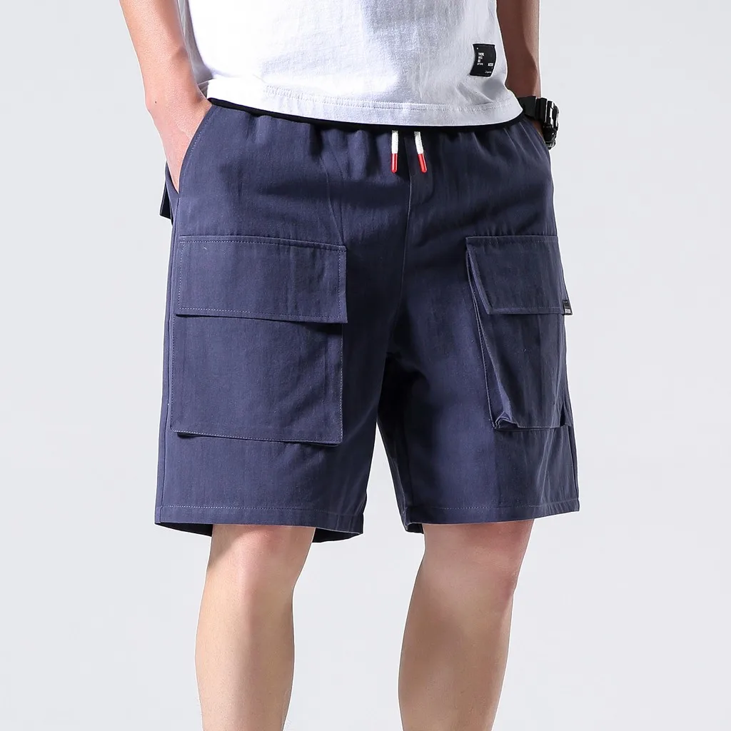 Мужские шорты новинка брендовые летние камуфляжные свободные карго рабочие