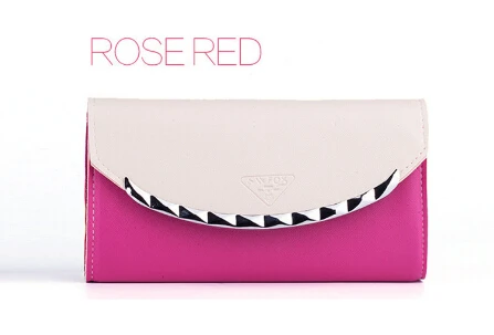 rose Роскошные Длинные кожаные Для женщин кошелек дизайнер женской телефон клатч кошелек для монет мешок известный бренд деньги walet cuzdan portomonee Валле - Цвет: rose