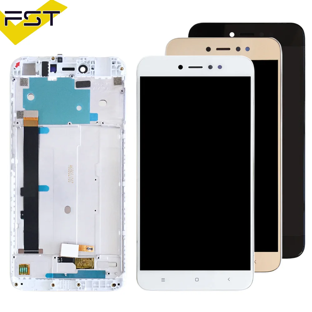 ЖК-дисплей со стеклом для Xiaomi Redmi Note 5A Prime 3 Гб/32 ГБ сенсорный экран с дигитайзером в
