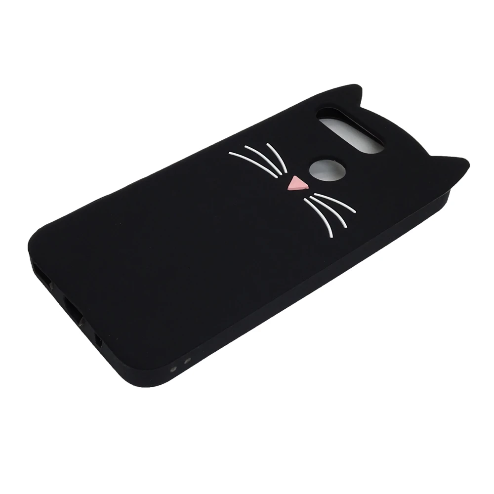 Phone Case for Huawei nova 2 Cover Cute Soft Silicone 3D Cartoon Beard Cat huawei 5.0&quot Coque Funda |