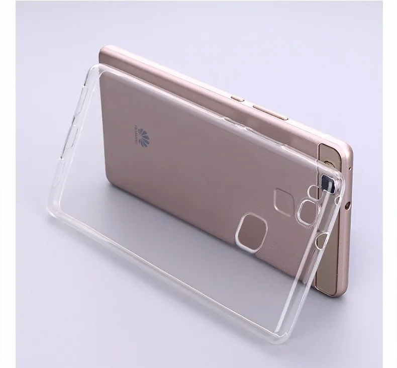 Ультратонкий Прозрачный мягкий ТПУ чехол для huawei P8 P9 Plus P8 Lite силиконовый градиентный защитный чехол для huawei P9