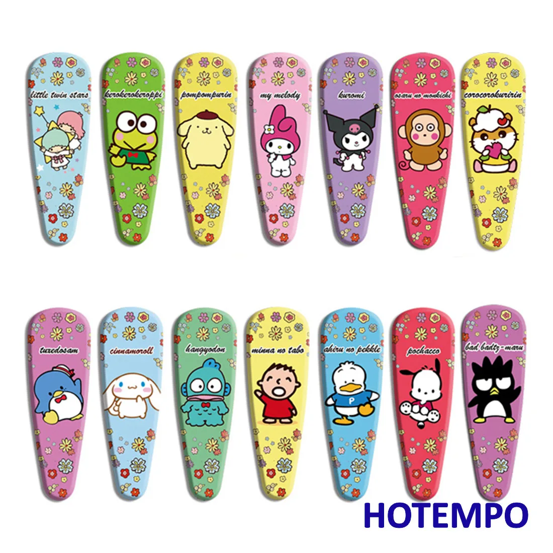 Милый японский мультфильм Melody Penguin XO Sam Cinnamoroll koomi помпон Две звезды BB заколка для волос для девочек детский подарок