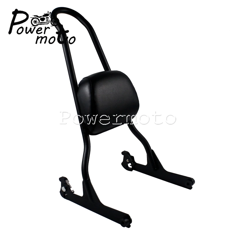 Мотоцикл пассажирский Sissy бар спинка Накладка для Harley Softail Fat Boy FLSTF FLSTFB FXST FXSTB FXSTC