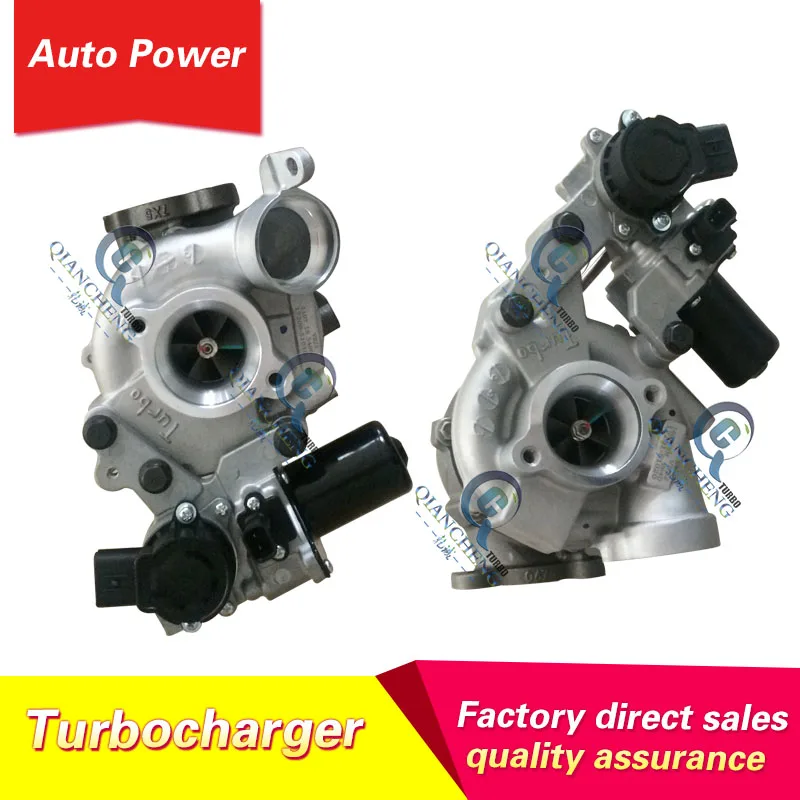 Турбокомпрессор VB22 VB23 турбокомпрессор 17201-51020 17201-51021 для Toyota Landcruiser V8 D 1VD-FTV пара |
