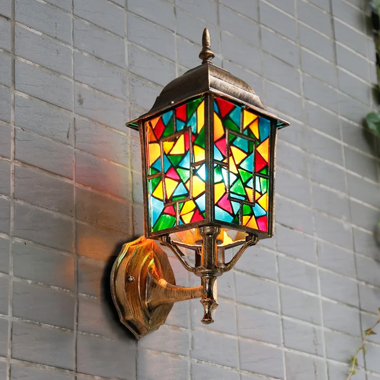 Bohemian Wall Lights Outdoor Creative Villa Balcony Garden Waterproof Lamps Pastoral Restaurant | Лампы и освещение