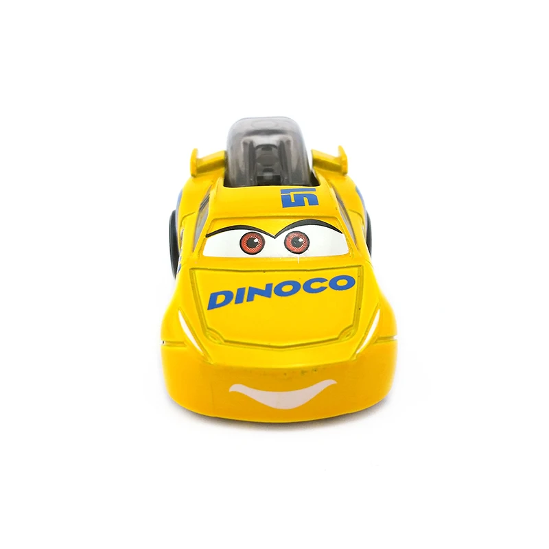 Disney Pixar Cars 3 Dinoco Cruz Ramirez свисток с красочной лентой 1:55 литая металлическая игрушка