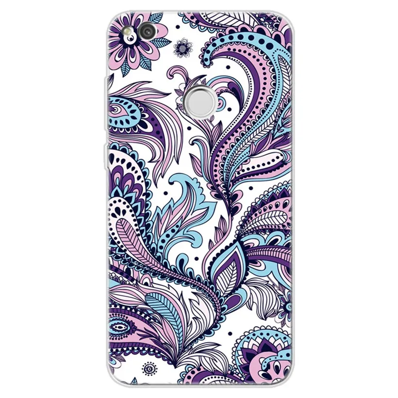 Чехол для Huawei P Smart P9 lite/P8 Lite 2016 2017 Y5 II/Y6II Compact/Honor 5A 7A P10 мягкий чехол с рисунком B000 |