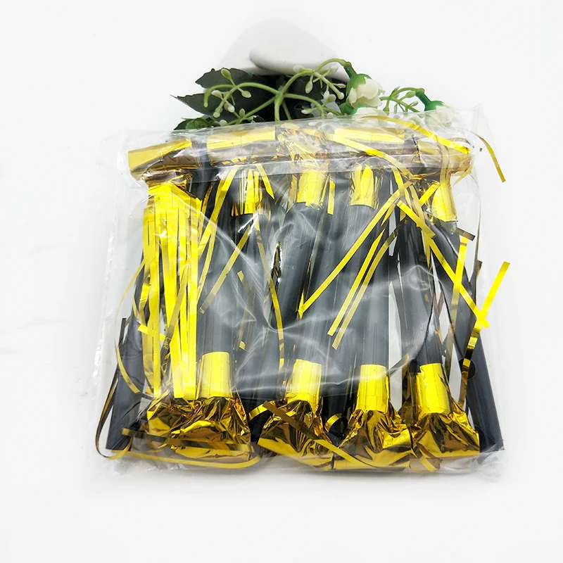10pcs Party Blowouts Whistles Kids Favors Decoration Supplies Noice maker Toys Blowing Dragon With Balloon For Birthday Wedding