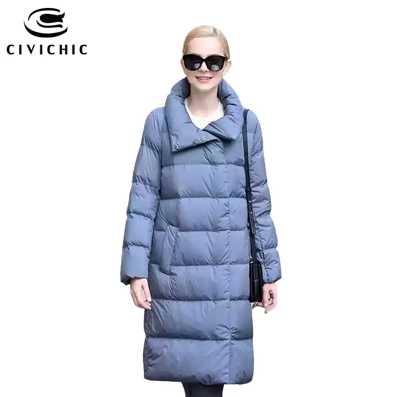 CIVICHIC высокое Класс женский утолщенный пуховик Женская плотная детская бархатная