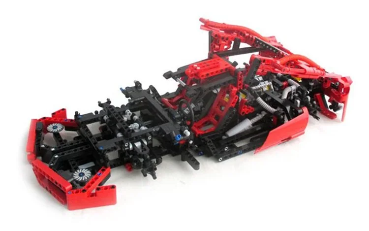1359 шт. Technic Enzo 1:10 Модель автомобиля строительные блоки наборы кирпичи набор Город Модель Детские игрушки Gif