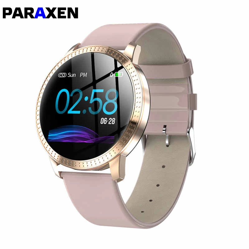 PARAXEN Для мужчин женщин модные часы Smart Watch с крови Давление монитор сердечного