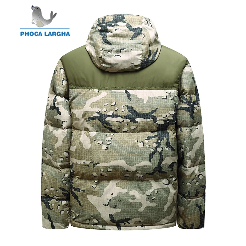 Новинка мужские зимние куртки на утином пуху толстые теплые парки мужская