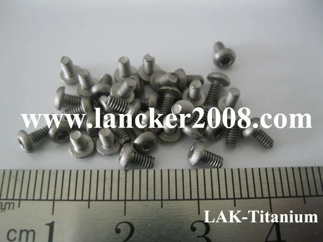 M2 * 4 6 8 10 12 16 Шестигранная розетка круглая/кнопка головка титановый винт Gr2