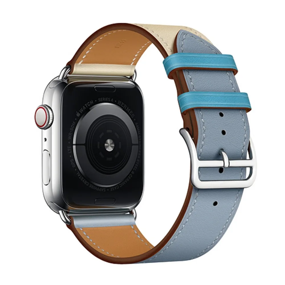 Один тур для Apple watch ремешок 42 мм 38 iWatch 4 группа 44 40 кожаный часов Браслет 3 21