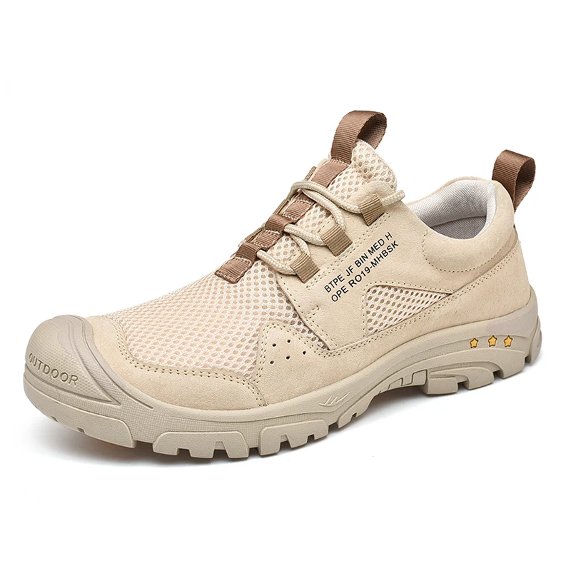 Мужская легкая обувь для походов дышащая сетчатая нескользящая треккинга