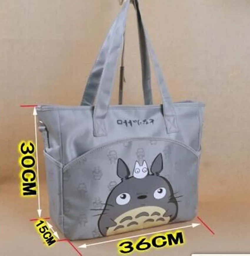 Женская дизайнерская Холщовая Сумка Totoro на плечо, сумка для покупок, Студенческая женская сумка на плечо
