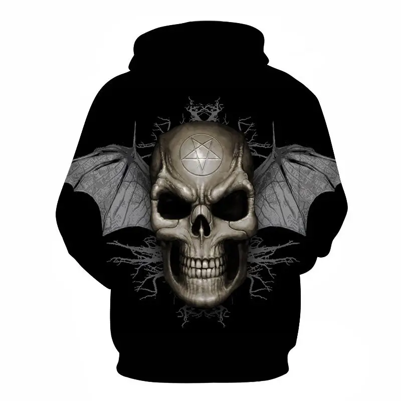 Толстовки с крыльями летучей мыши мужские/женские толстовки капюшоном 3d свитшот