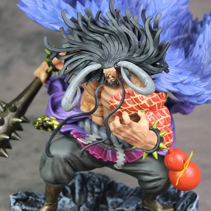 Крутая Аниме One Piece Emperors Beast Пиратская битва Kaido GK ПВХ экшн Фигурка Статуя