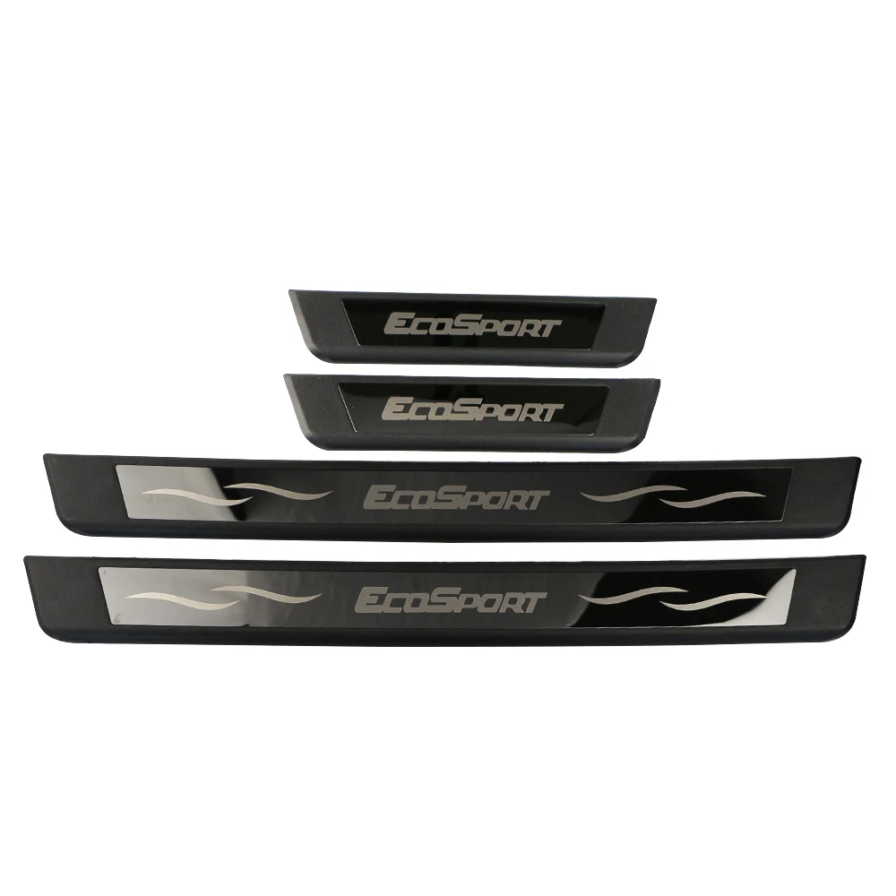 Порога пластина подходит для Ford Ecosport 2012 2013 салона автомобиля Дверная накладка покрытие пластин Запчасти аксессуары