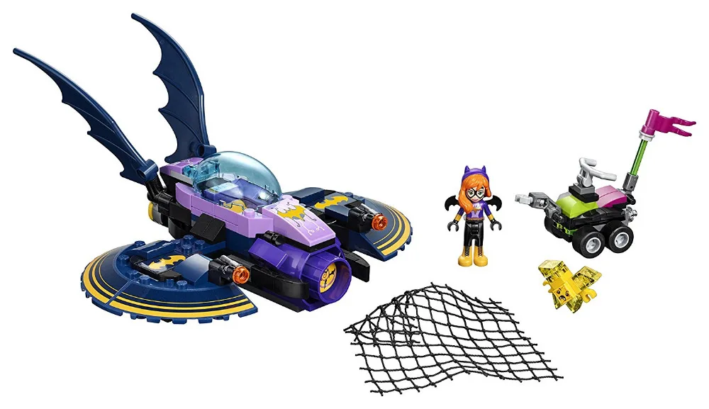 2018 супер герой Обувь для девочек Batgirl batjet Чейз строительный Конструкторы