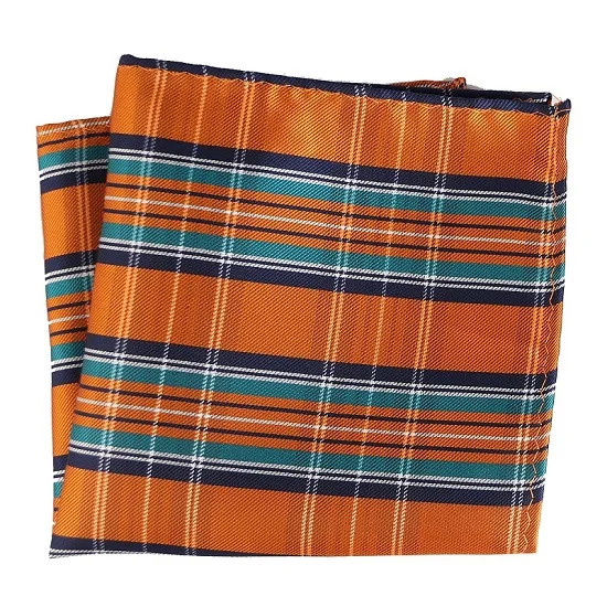 WPS-051 hanky Роскошный мужской платок полосатый Клетчатый плед тканые платки носовой платок из полиэстера бизнес Карманный квадратный полотенце для сундуков 25*25 см - Цвет: WPS-051 hanky