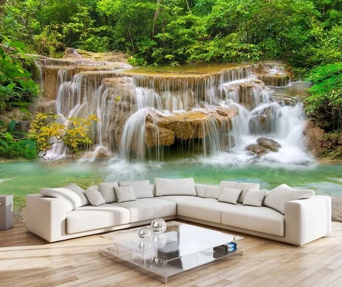 3D водостойкие самоклеящиеся большие наклейки на стены Наклейки обои роспись