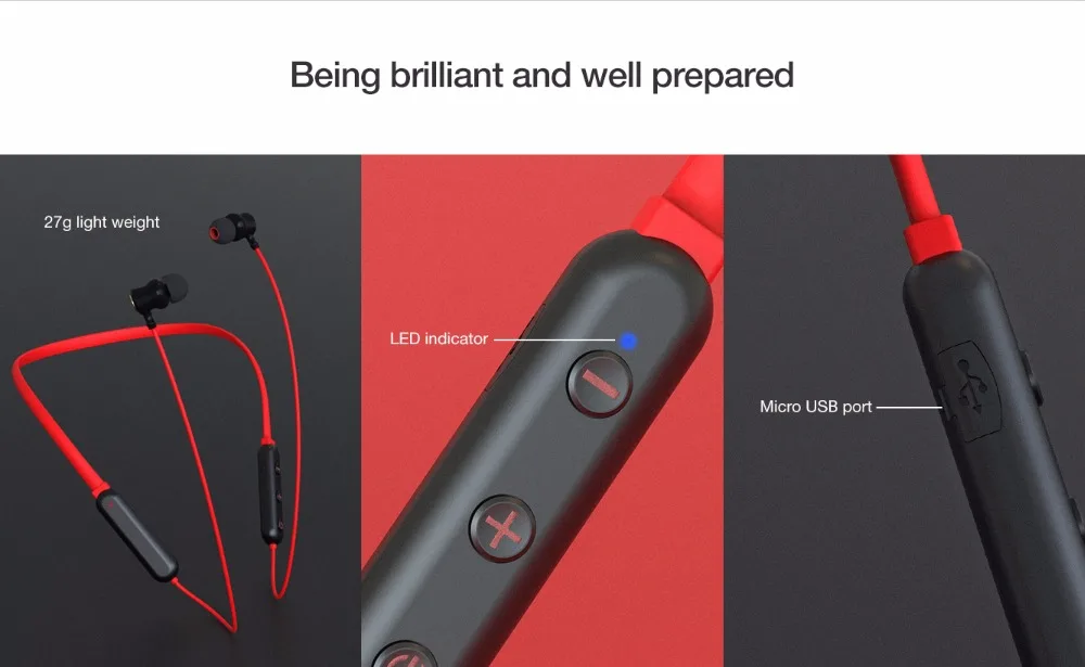 Спортивные наушники вкладыши для iphone 12 Pro Max NILLKIN Bluetooth 5 0 с шейным ободом