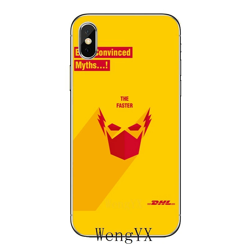 Желтый Дизайн Роскошный логотип DHL для Apple IPhone X XR XS Max 8 7 plus 6s 6 plus SE 5s 5c 5 4s 4 TPU мягкий чехол для телефона - Цвет: A-02